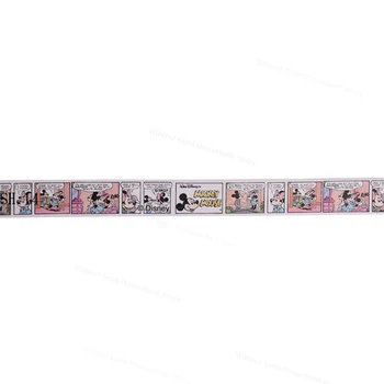 Mickey Mouse Washi Tape Anime Disney Minnie dekoracijo Papirne Nalepke DIY Scrapbooking Maskiranje Šoli Pisarniški Otroci Igrače