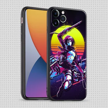 Mikasa Ackerman retro slogu anime Za iPhone se 6 6s 7 8 plus x xr xs 11 pro max mehki silikonski telefon primeru zajema lupini