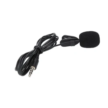 Mikrofon 3.5 mm Jack Clip-on River Mini Lavalier Mikrofon, Audio Video Snemanje Za IPhone, Android Pametni Telefon Snemanje PC