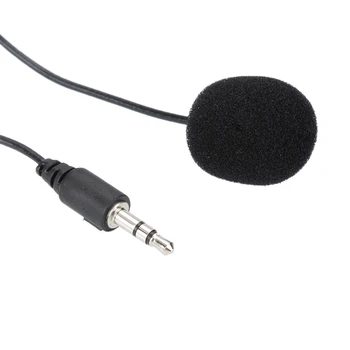Mikrofon 3.5 mm Jack Clip-on River Mini Lavalier Mikrofon, Audio Video Snemanje Za IPhone, Android Pametni Telefon Snemanje PC