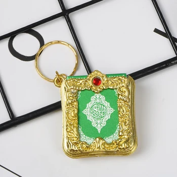Mini Keychains Obeske Za Koran Ark Korana, Ki Je Zeleno Knjigo, Lahko Preberete Muslimanskih Islamsko