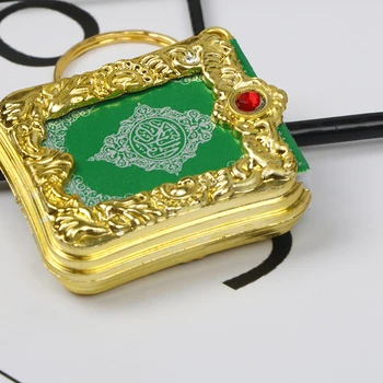 Mini Keychains Obeske Za Koran Ark Korana, Ki Je Zeleno Knjigo, Lahko Preberete Muslimanskih Islamsko