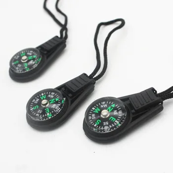 Mini Kompas Survival Kit z Keychain za Zunanjo Kampiranje, Pohodništvo, Lov Nahrbtnik odlikovanja