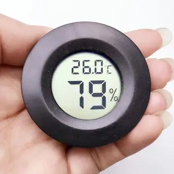 Mini LCD Termometer, Higrometer Praktični Digitalne Notranji Krog Zaslon Higrometer LCD Plošče Termometer, Temperaturo Humidi H8Z3