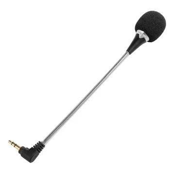 Mini Mikrofon za Prenosni RAČUNALNIK Lound Telefon 3,5 mm vtič za Mikrofon, Audio, Mikrofon Zvočnik Univerzalni Prenosni 16-18 cm Kabel Proste Roke,