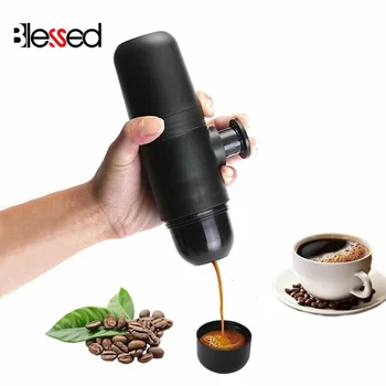 Mini Prenosni Aparat Za Kavo Kavo Kavo Tlak Espresso Ročni Ročni Espresso Kavo Za Potovanja, Kampiranje, Pohodništvo Doma