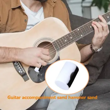 Mini Prenosni Kitaro, Ukulele Pesek Shaker Kladivo Nositi na Prst Maraca Cabasa Ritem Prst Prstan Maraca Instrument Dobave
