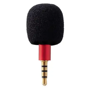 Mini Prenosni Mikrofon Mic 3.5 mm Aux 4 Pole Kovinski Kapacitivnost Mikrofon za Mobilni Telefon, Računalnik, Prenosnik, PC Snemanje