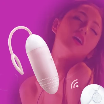 Mini Sex Igrače Vibrator Z Brezžičnim Daljinskim Vibracijsko Jajce Preskakovanje Vagina Massor Plug Masturbacija WomenErotic Poceni Izdelki