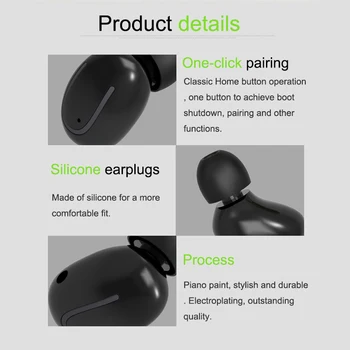 Mini Slušalke Bluetooth Brezžične Bluetooth Slušalke