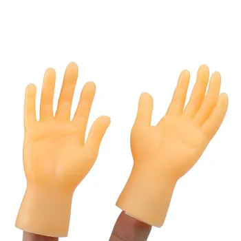 Mini Smešno Risanka Prst Roke Novost Smešno Smešno Niz 1Pair Prst Strani Prst Lutke Roko Model Halloween Darilo Igrače#4