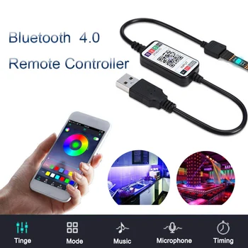 Mini Trakovi Luči LED Krmilnik Bluetooth WiFi Brezžični Krmilnik RGB Daljinski upravljalnik Polnjenje prek kabla USB Za Bar/KTV/Home Dropshipping
