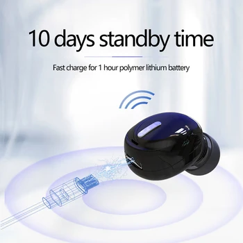 Mini V Uho 5.0 Bluetooth Slušalke Hi-fi Brezžične Slušalke Z Mikrofonom Šport Čepkov Prostoročne Stereo Slušalke za vse telefone