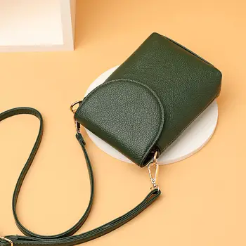 Mobilni telefon vrečko ženski 2021 nov trend vse-tekmo usnje teksturo messenger bag preprosta modna navpično mini torba Ženske torbe