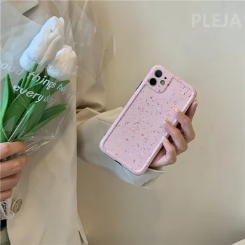 Moda Jagoda Milkshake Srčkan roza Primeru Telefon Za iphone 12 Pro max 7 8 11 Pro plus SE 2020 XR X XS Max Hrbtni Pokrovček Mehak Capa