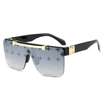Moda Luksuzni Sončna Očala Ženske Blagovne Znamke Oblikovalec Unisex Flip Up Kvadratnih Steampun Moških Sončna Očala Moški Odtenki Kul Nekaj Modelov