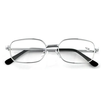 Moda Novo Branje Očala Kovinski Full Frame Preprostost Moški Ženske Univerzalno Starec Obravnavi Očala +1.0 +4.0