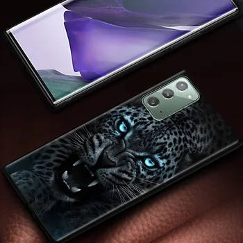 Moda Tiger, Lev Za Samsung Galaxy Note 20 Ultra 10 Lite S21 Plus S20 FE Mehko Telefon Primeru A51 S10 A71 A31 Shockproof Lupini Cas