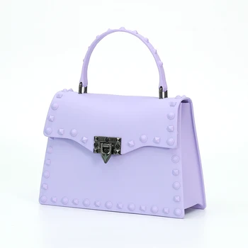 Moda znanih blagovnih znamk, mavrične barve crossbody torba ženske torbice jelly torbice in torbe za ženske