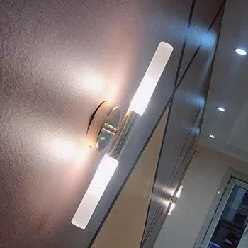 Moderne kovinske cevi cevi gor dol LED stenske svetilke Spalnica foyer umivalnici, dnevna soba, wc, kopalnica wall lučka lučka