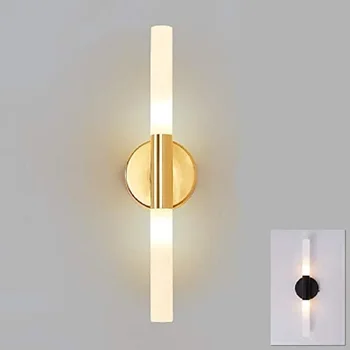 Moderne kovinske cevi cevi gor dol LED stenske svetilke Spalnica foyer umivalnici, dnevna soba, wc, kopalnica wall lučka lučka