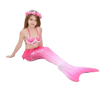 Morska deklica kopalke dekleta Copslay Kostum plaža obleko z Flipper morska deklica bikini Plavanje Stranka morske deklice kopalke Dekleta Kopalke