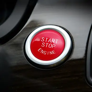 Motor avtomobila Start Stop Tipka Kritje Trim Skp Auto Styling za BMW 5/6/7 Serije F01 F02 F10, F11 F12 2009-13