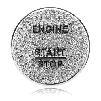 Motor avtomobila Start Stop Vžiga En Gumb Pokrov Tesnilo Trim Pribor za za Mercedes Benz C Razred W205 GLC Razred