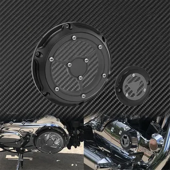 Motorno kolo CNC 6 Lukenj Derby Kritje Časovni Odštevalnik Pokrov iz Aluminija Za Harley Sportster 883 1200 XL 72 Meri Nightster 2004-2017