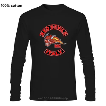 Motorno kolo Devils MC SURREY T Shirt Biker TShirts Motocikel Majica Za Moške