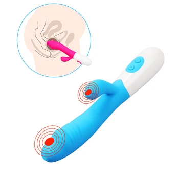 Močan G Spot Vibrator za ženske Dildo Sex igrača Rabbit Vibrator Vaginalne Klitorisa massager Ženski Masturbator Sex Igrače za Ženske