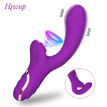 Močan Vibrator, Vibrator Klitoris Bedak Ustni Klitoris Vakuumske Stimulator Ženska Masturbacija Spola Igrače, izdelki za Odrasle Ženske 18