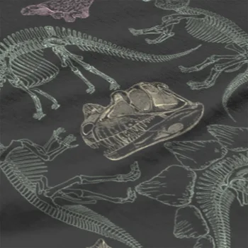 Moška T-shirt Arheologi Okostje Dinozavra Fosilnih Zbiranje Moda Okrogle Ovratnik Kul Tshirts 61837