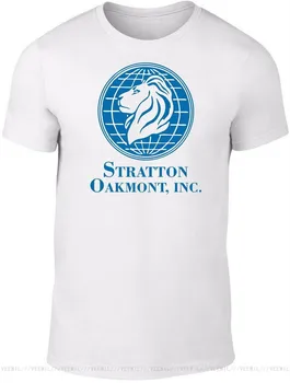 Moške Stratton Oakmont T-Shirt Wolf Of Wall Street Film Zgleduje Denar Vlagati Poletje Plus Velikost TEE Majica