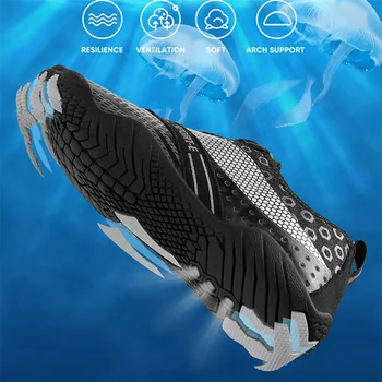 Moški, ki so Aqua Čevlji Quick Dry Plaži Čevlji Dihanje Superge Plavanje Vode Čevlji za Pohodništvo Superge za Človeka Zapatos De Hombre 2021