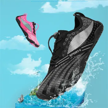 Moški, ki so Aqua Čevlji Quick Dry Plaži Čevlji Dihanje Superge Plavanje Vode Čevlji za Pohodništvo Superge za Človeka Zapatos De Hombre 2021