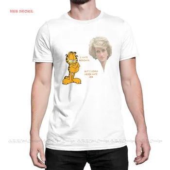 Moški Oblačila Klasičnih Anime Garfield Majica Diana Slothful Tshirt Mačka Smešno Odie Modno Oblikovanje Kratek Rokav Odraslih T-shirt