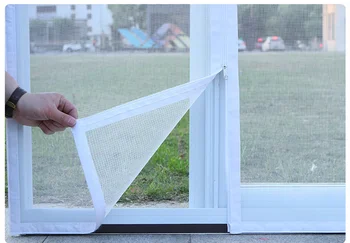 Mreže proti komarjem za windows, poletje insektov-dokazilo, zavese, izmenljive gospodinjski zaslon vrata, nevidno po meri zadrgo mreže proti komarjem