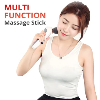 Multifunkcijski polnilna fascijo pištolo Električni Ročni Palico Massager Masaža kladivo za Nazaj Vratu Celotno Telo, Lajšanje Bolečin