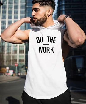 Muscleguys blagovno Znamko oblačil Bodybuilding hoodie Majica Fitnes Moških Tank Top Mišice Telovnik Stringer Spodnja NAREDITE WORT TankTop