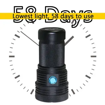 Najbolj močna led svetilka 3XHP70 kampiranje dolgo vrsto svetilka luč pozornosti XHP70 baklo se Lahko uporabijo za do 58 dni