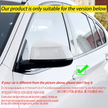 Najboljše Kakovosti Gloss Black Vzvratnega Ogledala, Pokrov zaščitni pokrov za BMW F25 X3 F26 X4 F15 X5 F16 X6 14-18 Debelo Hitra Dostava