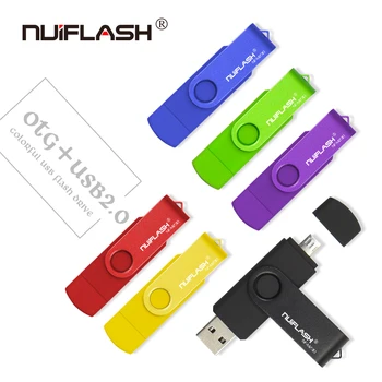 Najboljši Prodaje OTG USB Flash Drive cle usb 2.0 palico 64 G otg pen drive Pametni Pendrive 4g, -8 g 16 g 32 g 128G naprave za shranjevanje