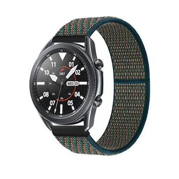 Najlon Šport Zanke Za Samsung Galaxy Watch 3/45mm 41mm aktivna 2 trak Prestavi S3 20 mm 22 mm watch Zapestnica huawei watch gt gt2 Trak