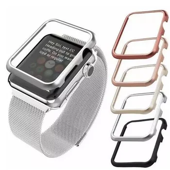 Najnovejši visoko kakovost Primeru cover Za Apple Watch band 42mm 38 mm 40 mm 44 mm za iwatch se 6 5 4 3 2 1 kovinski okvir zaščitna torbica