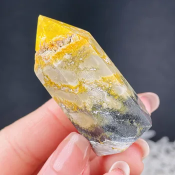 Naravni Bumbar Quartz Crystal Točke Meditacijo, Reiki Healing Palico Okraski Doma Dekor Darilo