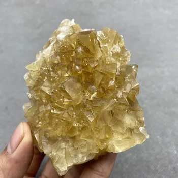 Naravno, Oranžno Rumena Kalcita mineralnih vzorcu kamni in zdravilnimi kristali kristali kremena dragih kamnov