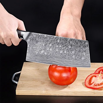 Nemčija 4116 nož iz nerjavečega jekla visoke ogljikovega jekla kuhinjski nož kuhanje orodja rastlinskih rezanje nož leseni ročaj noža