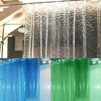 Nepremočljiva 3D Tuš Zavesa Plesni Dokaz Nepremočljiva 3D Zgosti Kopalnica kopalna Kad, Tuš Zavese Dom Dekor Kopalnica Zavese