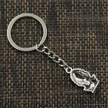 New Vroče Moške Key Ring Kovinski Ključnih Verige Keychain Darilo Nakita Srebrne Barve Ganesha Slon Buda Obesek Super Promocija